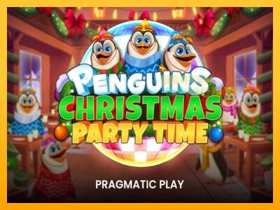 Spillemaskine Penguins Christmas Party Time