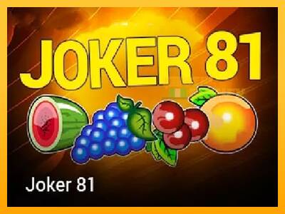 Spillemaskine Joker 81